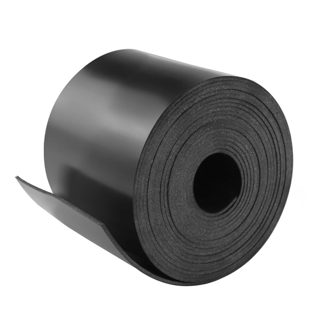 Neoprene Rubber Strips, 3" Wide x 1/8" Thick x 10' Long Solid Rubber Sheets, Rolls & Strips for DIY Gaskets, Crafts, Pads, Flooring, Protection, Supports, Leveling - Just Closeouts Canada Inc.X004C6RS09