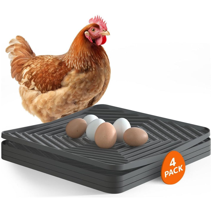 Nesting Pads for Chicken Coop: Nesting Box Pads for Chicken Coop Bedding, Washable Nesting Box Liners for Chicken Laying Boxes, 12"x 12" Chicken Nesting Pad for Laying Eggs, 4 Pack - Just Closeouts Canada Inc.