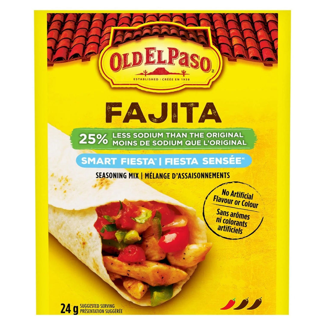 Old El Paso Smart Fiesta Fajita Seasoning Mix, 24g - Just Closeouts Canada Inc.