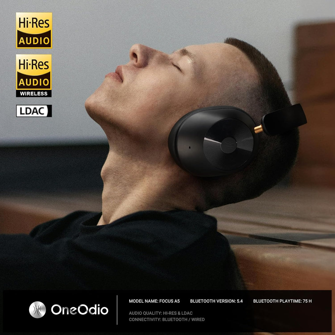 OneOdio Focus A5 Wireless Over Ear Headphones, Hybrid Active Noise Cancelling - Just Closeouts Canada Inc.