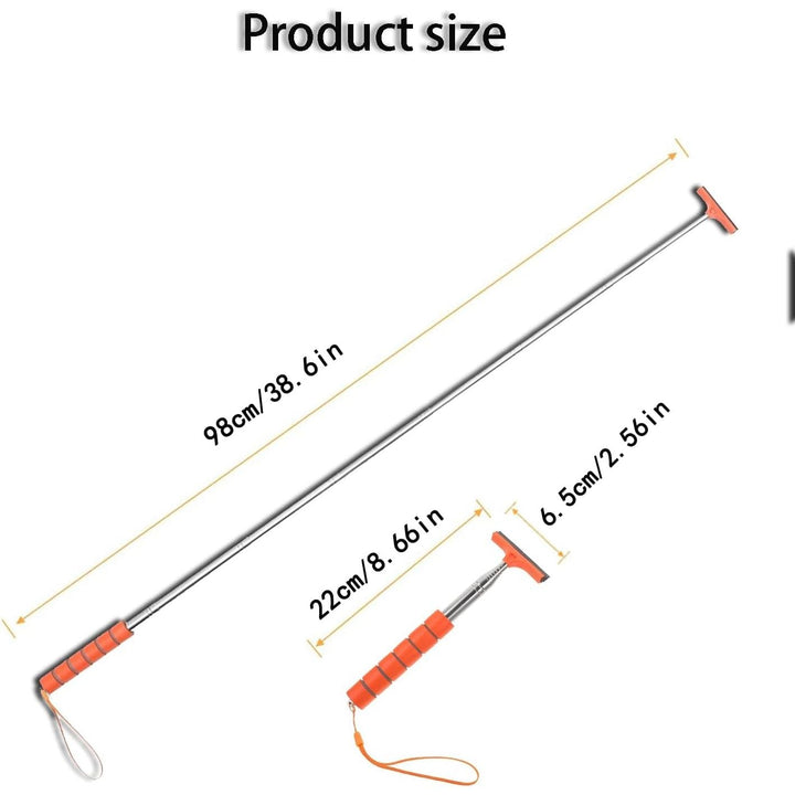 Orange Telescopic Car Mirror Squeegee, 22–98 cm - Just Closeouts Canada Inc.X00463HXOT