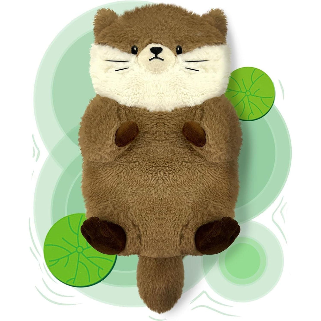 Otter Microwavable Heating Pad for Stomach Neck Shoulder, Muscles & Joint, Washable Magic Bag Heat Pad, Natural Heated Stuffed Animal 38*20cm, Adorable Soft Plush Microwave Bean Bag, Unscented, Ages 3+ - Just Closeouts Canada Inc.X004KVRT6T