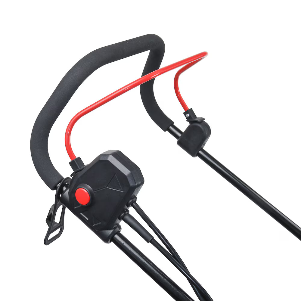 Legend Force 13.4-inch 12 Amp Corded Electric Walk Behind Push Lawn Mower with Height Adjustment & Removable Bag