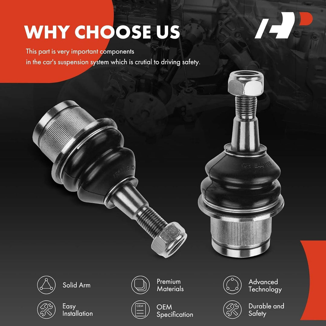 Pair of Front Lower Rearward Ball Joints for Dodge Charger, Challenger, Magnum & Chrysler 300 - Just Closeouts Canada Inc.