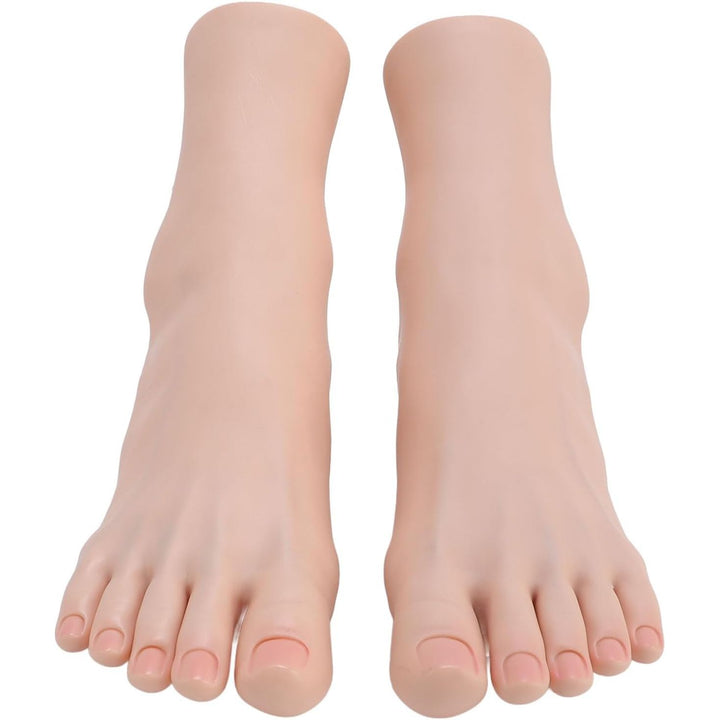 Pair of Silicone Practice Foot Models for Nail Art - Just Closeouts Canada Inc.X004PSFZI1