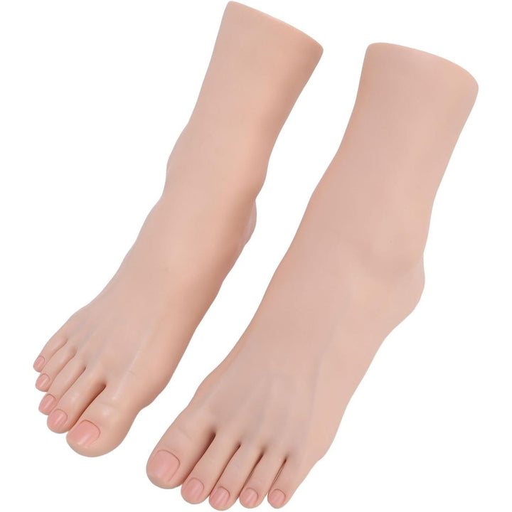 Pair of Silicone Practice Foot Models for Nail Art - Just Closeouts Canada Inc.X004PSFZI1