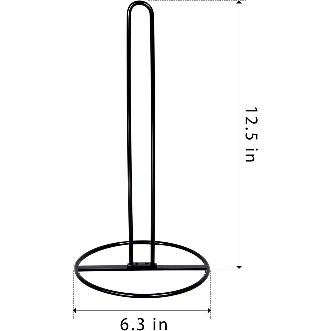 Paper Towel Holder Countertop, OBODING, Kitchen Paper Towel Stand Holder for Kitchen Organization and Storage, Paper Towel Holders for Standard and Large Size Rolls (Black) - Just Closeouts Canada Inc.