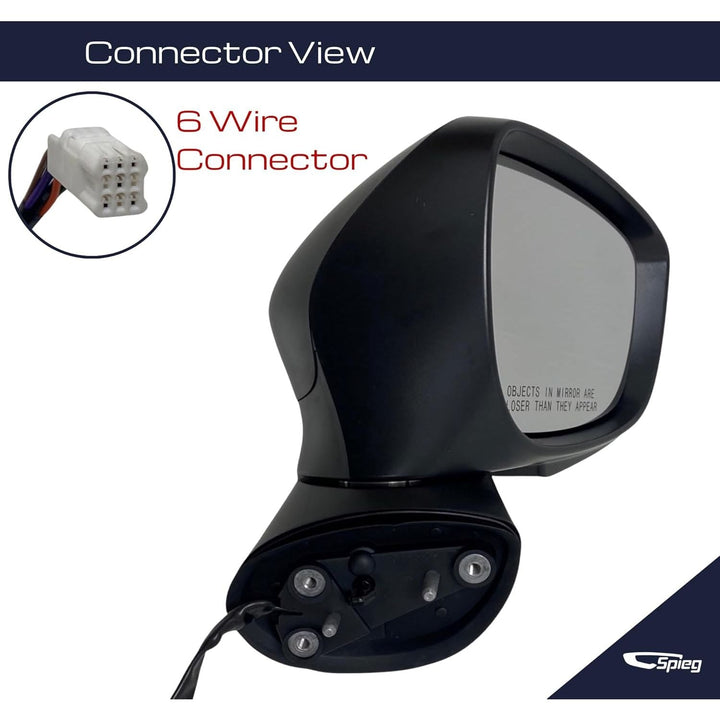 Passenger Side Mirror Replacement for Mazda CX - 5 2015 - 2016 Power Heated Led Turn Signal PTM 6PIN (Right) - Just Closeouts Canada Inc.