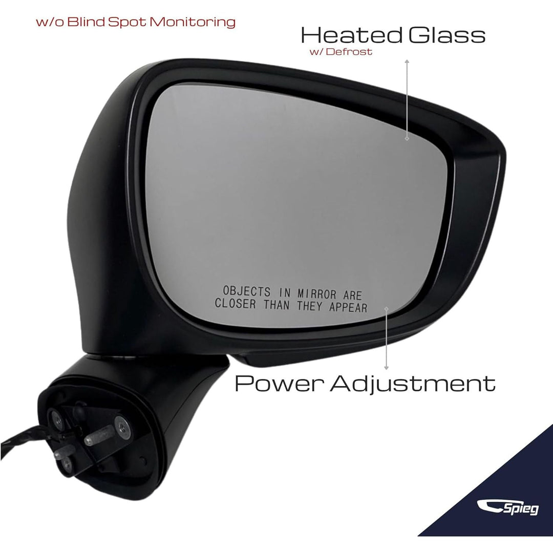 Passenger Side Mirror Replacement for Mazda CX - 5 2015 - 2016 Power Heated Led Turn Signal PTM 6PIN (Right) - Just Closeouts Canada Inc.