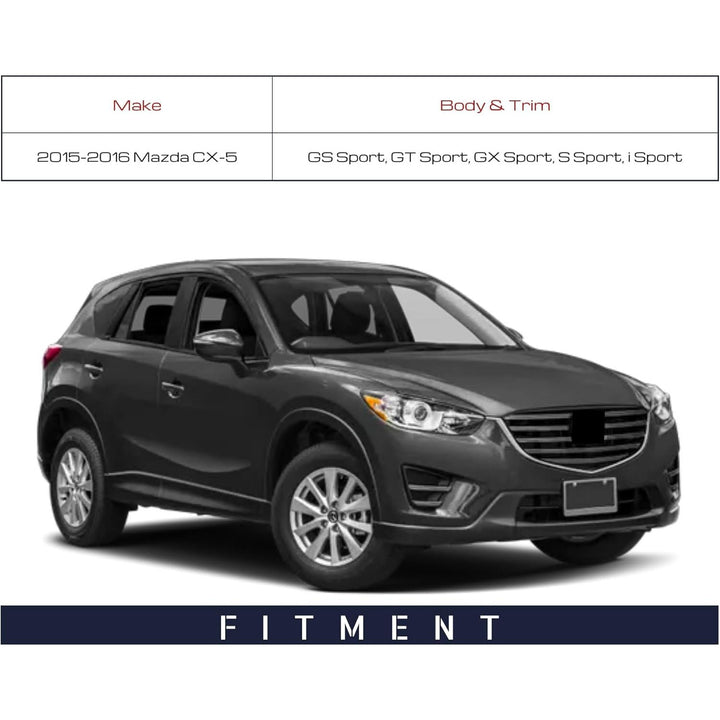 Passenger Side Mirror Replacement for Mazda CX - 5 2015 - 2016 Power Heated Led Turn Signal PTM 6PIN (Right) - Just Closeouts Canada Inc.