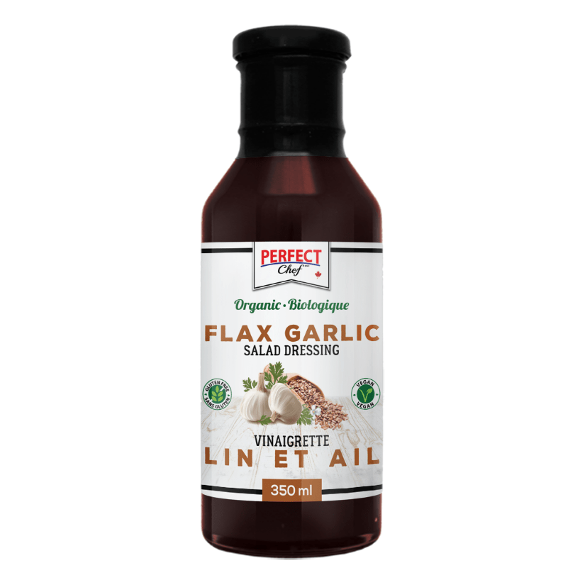 Perfect Chef Organic Flax Garlic Dressing – 350ml - Just Closeouts Canada Inc.