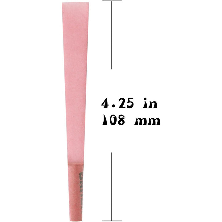 Pink Cones 200 Pack, King Size Pre Rolled Cone With Tips, Rolling Paper Length 4.25 in / 108 mm, Plant Fiber Paper, Includes Packaging Tools - Just Closeouts Canada Inc.X0049ZB04X