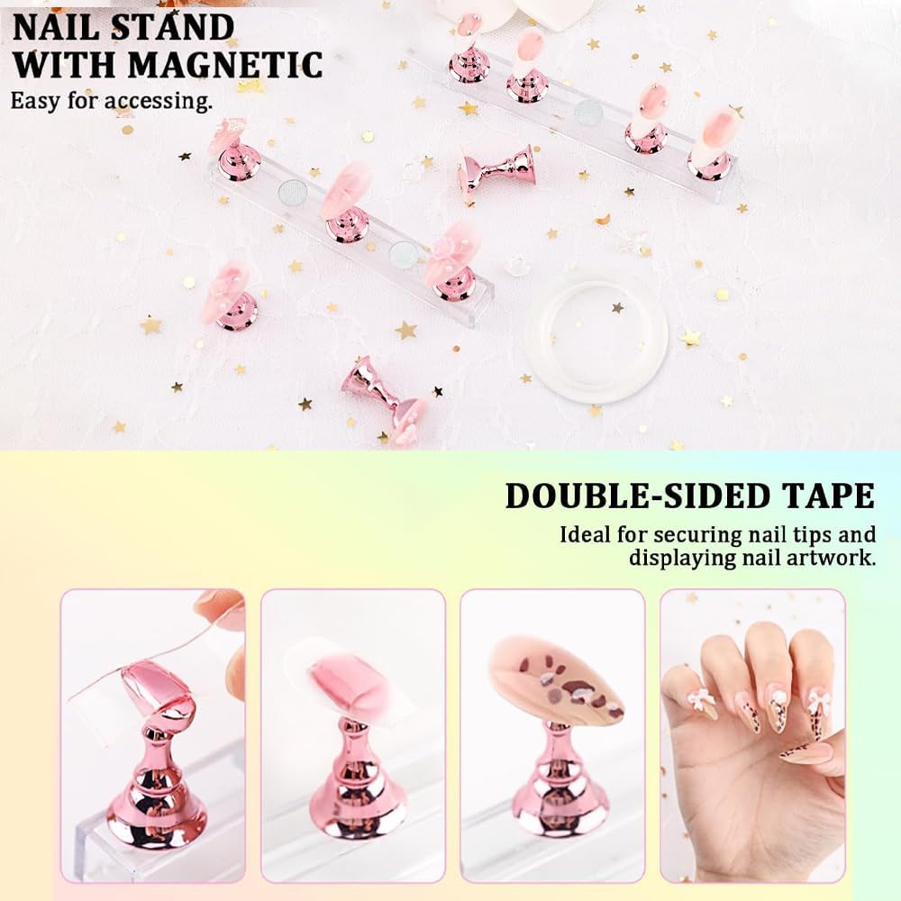 Pink Nail Art Brush, Dotting Tool & Holder Kit - Just Closeouts Canada Inc.X004OO97XP