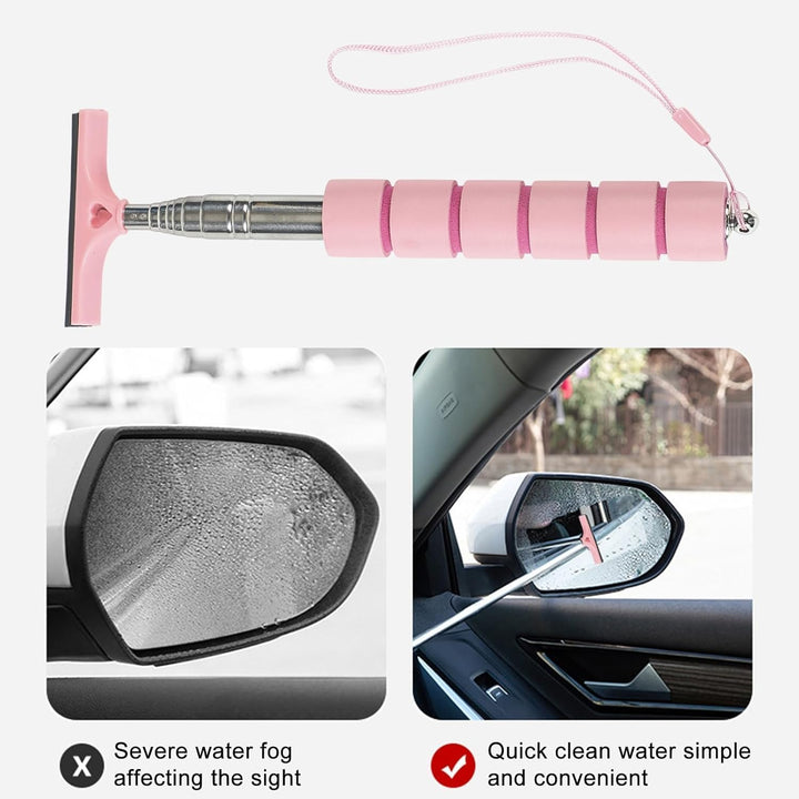 Pink Telescopic Car Mirror Squeegee, 22–98 cm - Just Closeouts Canada Inc.X00463HXO9