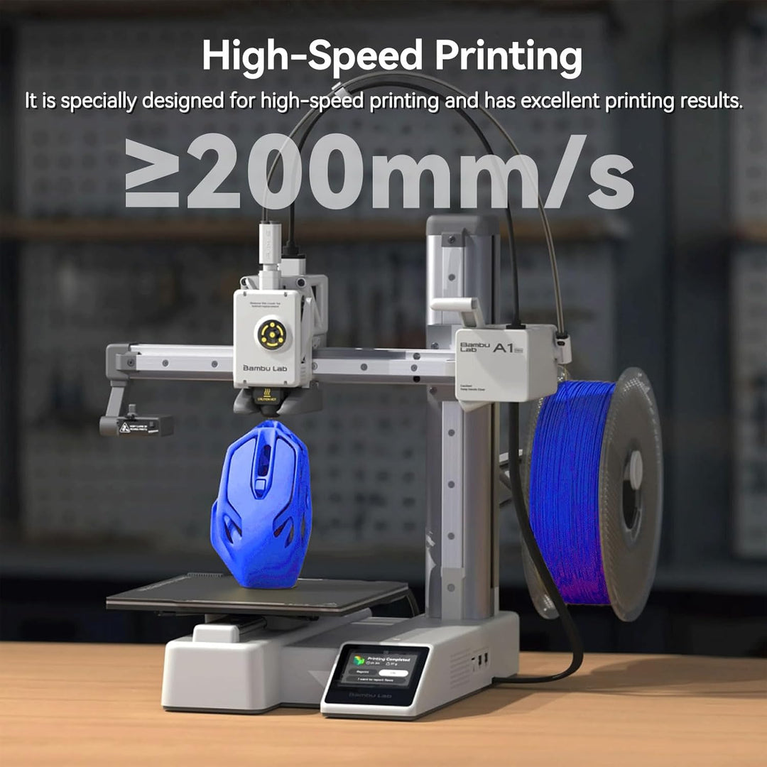 PLA Basic Refill Filament Compatible with Bambu Lab A1/A1 Mini/X1/P1 Series 3D Printers,1.75mm 1KG Spoolless(2.2lbs) 3D Printer Refilament Dimensional Accuracy +/ - 0.03mm - Blue (10601) - Just Closeouts Canada Inc.