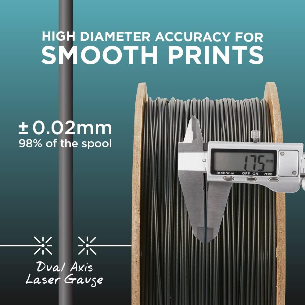 PLA Filament, Azure Blue 3D Printing PLA Filament 1.75mm 1kg - PolyLite 3D Printer PLA Filament, Dimensional Accuracy +/ - 0.03mm, Compatible with Most 3D Printer, Azure Blue - Just Closeouts Canada Inc.PA02064