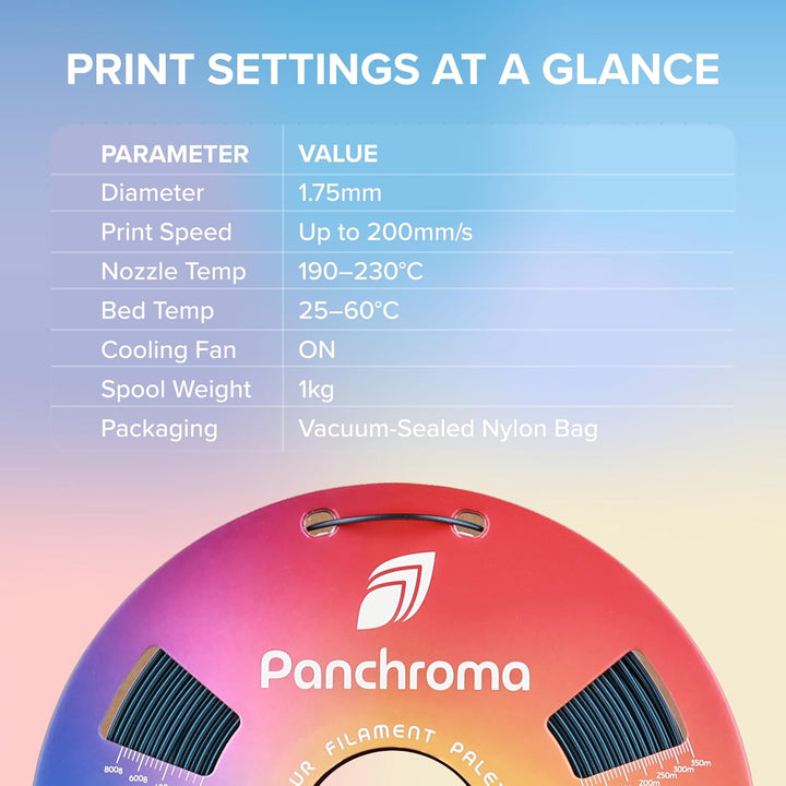 PLA Filament, Starlight Twilight 1.75mm 3D Printing Filament, 3D Printer PLA Filament, Fit Most FDM 3D Printers, 1kg Spool (2.2lbs) - Just Closeouts Canada Inc.PA02088