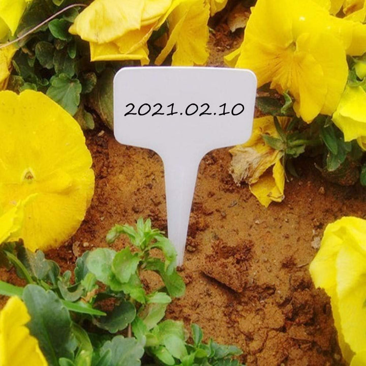 Plant Tags Plastic T - Type Nursery Garden Labels (100PCS) - Just Closeouts Canada Inc.