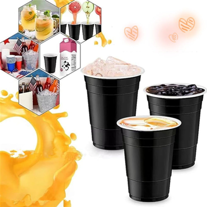 Plastic Shot Glasses, 150 PCS Plastic Shot Glasses, Reusable Party Cups, Mini Plastic Cups for Birthday Party Taste Serving Snacks Samples and Tastings (Black) - Just Closeouts Canada Inc.