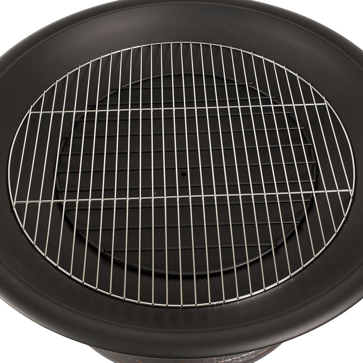 Pleasant Hearth OFW717RC Palmetto Fire Pit with Cooking Grid - Just Closeouts Canada Inc.872076003793
