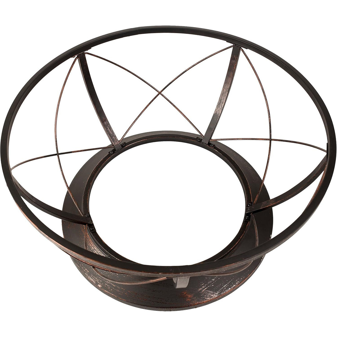 Pleasant Hearth OFW717RC Palmetto Fire Pit with Cooking Grid - Just Closeouts Canada Inc.872076003793