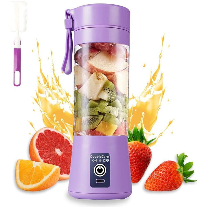 Portable Blender Cup, Electric USB Juicer Blender, 380ml, Light purple - Just Closeouts Canada Inc.