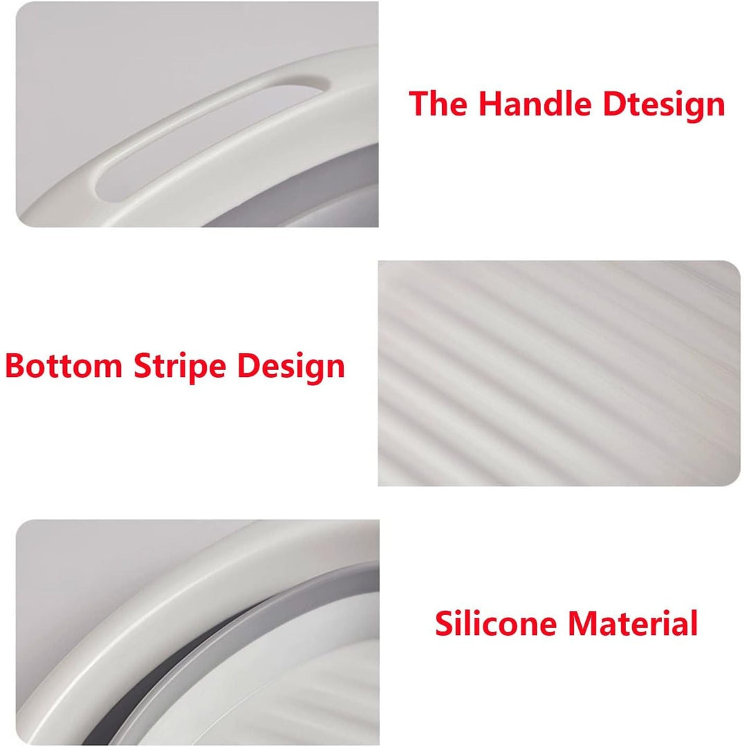 Portable Foldable Wash Basin with Hanging Hole, Multipurpose Outdoor Travel Basin for Camping, Hiking and Home (Small) - Just Closeouts Canada Inc.