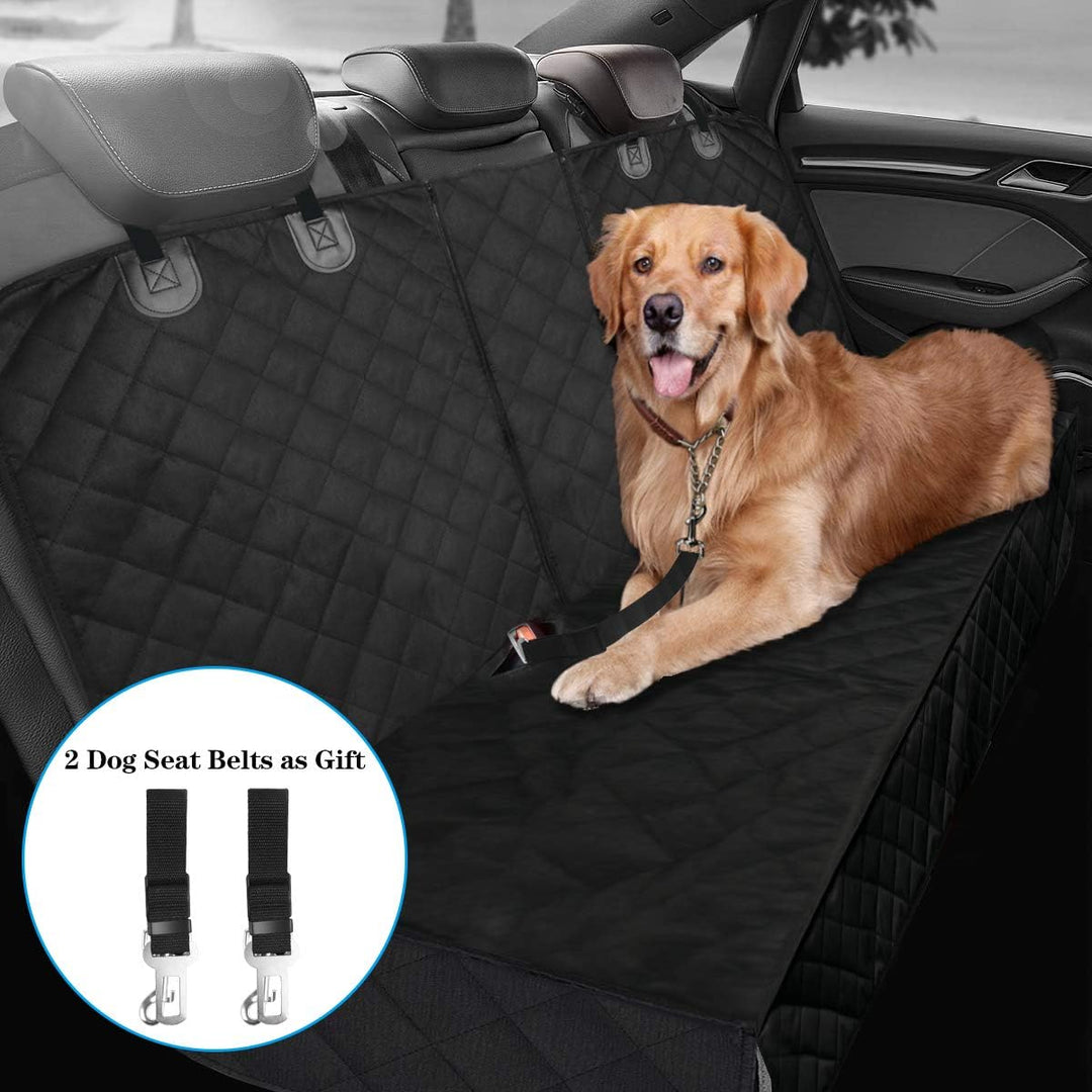 Portin Dog Car Seat Covers Pet Seat Cover, Waterproof Nonslip Bench Rear Seat Cover Compatible for Middle Seat Belt Fits Most Cars Trucks and SUVs MPVs - Just Closeouts Canada Inc.784099372940