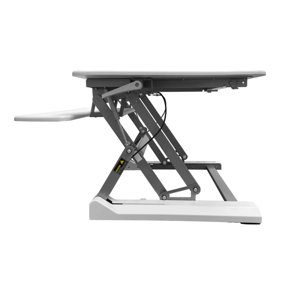 POSI203SWH Posidesk 29" Medium - Executive Standing Desk with Enlarged Keyboard Tray, White - Just Closeouts Canada Inc.