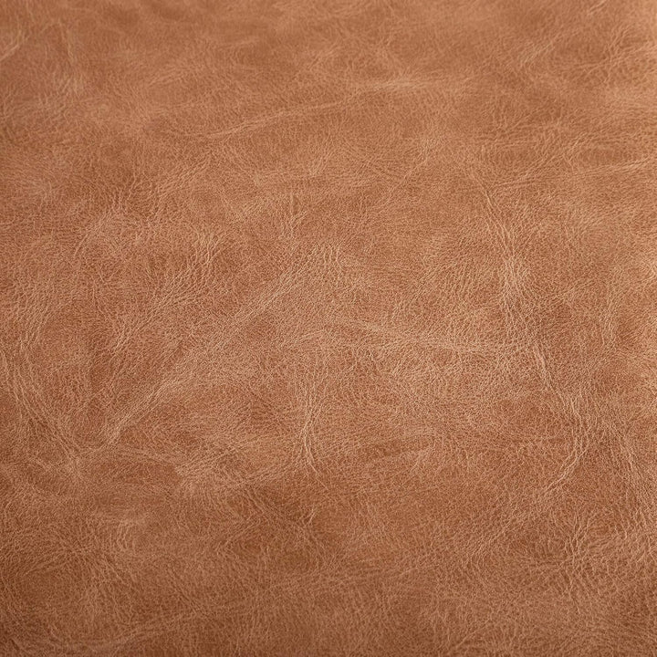 Premium Faux Leather Upholstery Fabric 1.2mm Thickness, Waterproof Upholstery Leather Distressed Bark Fabric(Khaki, Pre-Cut 36"x54") - Just Closeouts Canada Inc.