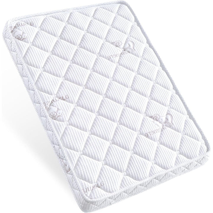 Premium Pack and Play Mattress Topper - 38" x 26" x 1.5", Breathable, Soft, Safety - Reinforced Play Yard Mattress for Babies and Toddlers, Fits Pack N Play Playpens, White - Just Closeouts Canada Inc.