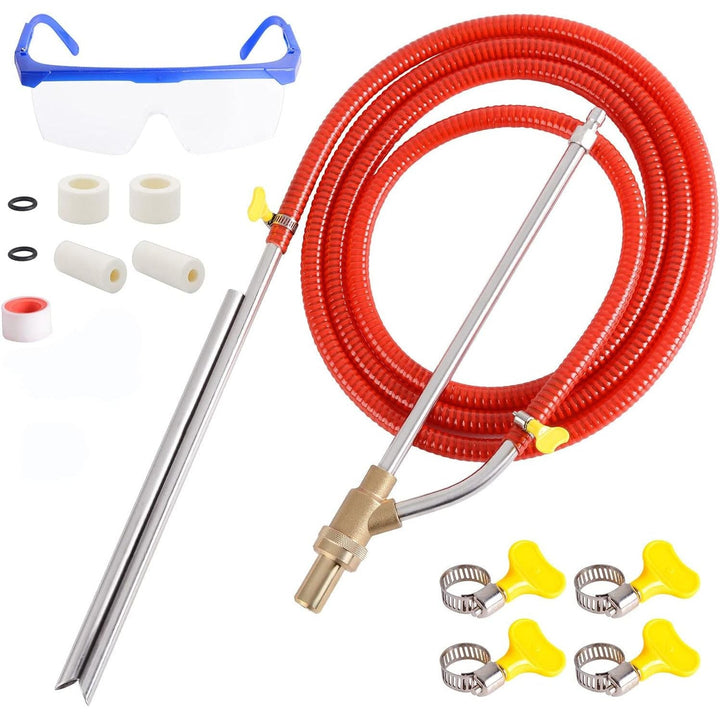 Pressure Washer Sandblasting Kit, Sand Blaster for Pressure Washer with Replacement Nozzle Tips,Protect Glasses,1/4 Inch Quick Disconnect 5000 PSI for Abrasive Cleaning - Just Closeouts Canada Inc.