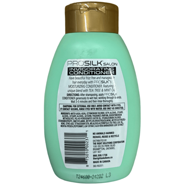 Pro Silk Salon Conditioner Infused with Tea Tree & Mint Oil, 414ml - Just Closeouts Canada Inc.875010002371