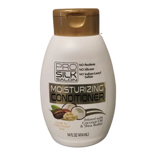 Pro Silk Salon Moisturizing Conditioner Infused with Coconut Oil & Shea Butter, 414ml - Just Closeouts Canada Inc.875010001022