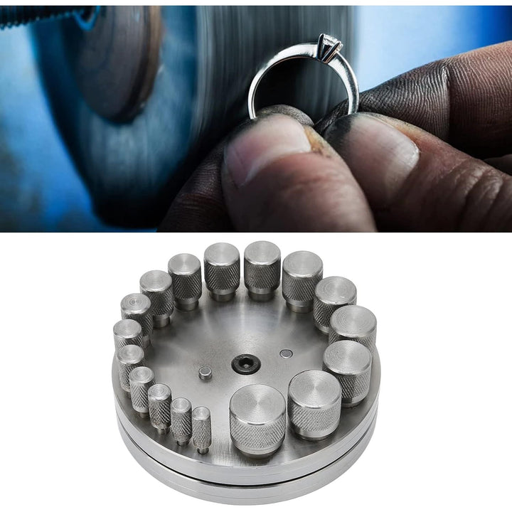 Punch Disc Cutter, Metal Forming Round Jewelry Making Steel Precise Pendant Punch Tool Disc Cutter Set Professional for Home Jewelry Shop - Just Closeouts Canada Inc.X004FHTT3J
