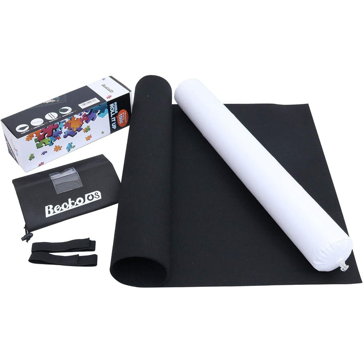 Puzzle Mat Roll Up Puzzle Mats for Jigsaw Puzzles Puzzle Roll Up Mat Puzzle Keeper Puzzle Storage with Drawstring Storage Bag for Up to 1500 Pieces - Just Closeouts Canada Inc.