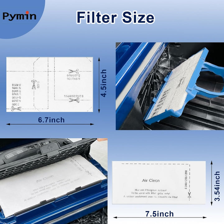 Pymin 12 Pack GN Vacuum Dust Bags Compatible with Miele Hoover Bags,3D Efficiency GN Vacuum Bags for Classic C1,Complete C2 C3, S227 S240, S270, S400, S600, S800,S2, S5, S8 Series(12 Bags+4 Filters) - Just Closeouts Canada Inc.