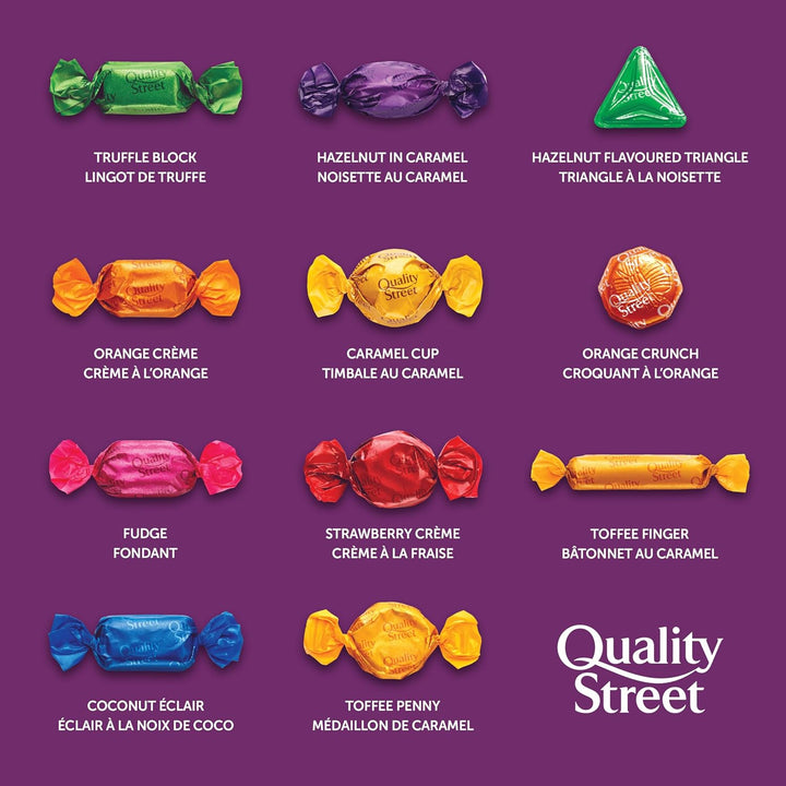 Quality Street Caramel and Chocolate Tin, 650g - Just Closeouts Canada Inc.059800747790