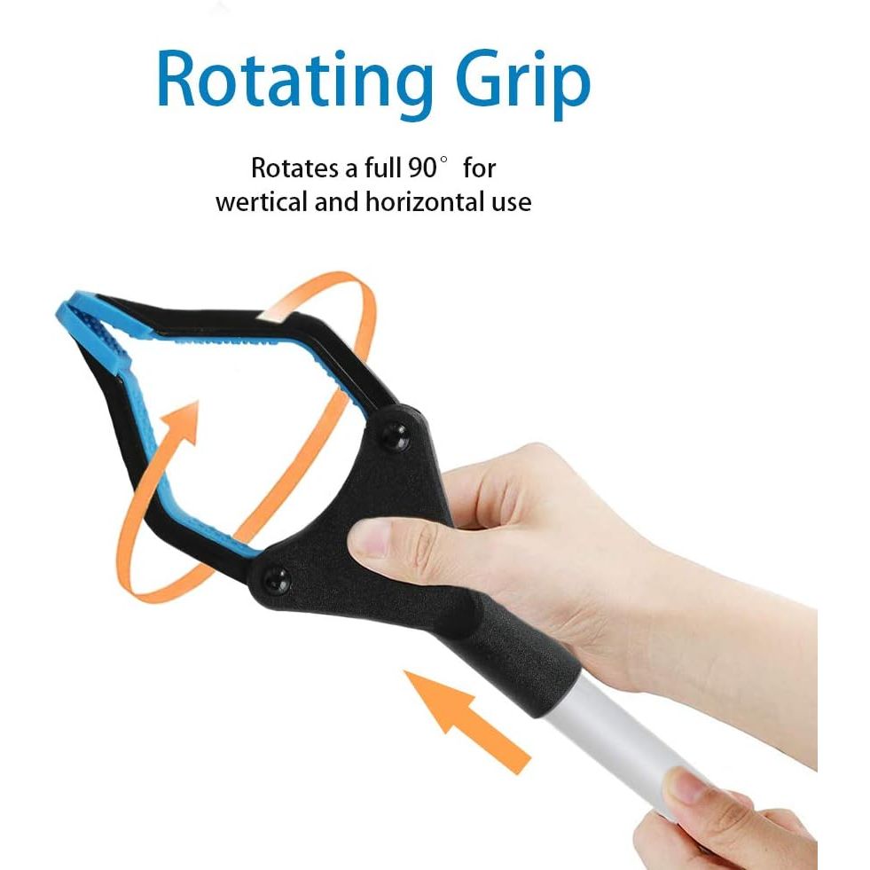 Reacher Grabber Tool Pickup Tool Reaching Assist Tool for Trash Pick Up,Nabber,Litter Picker,82cm Foldable Grabber Reacher for Elderly,Lightweight Extra Long Handy Trash Claw Grabber,Arm Extension - Just Closeouts Canada Inc.