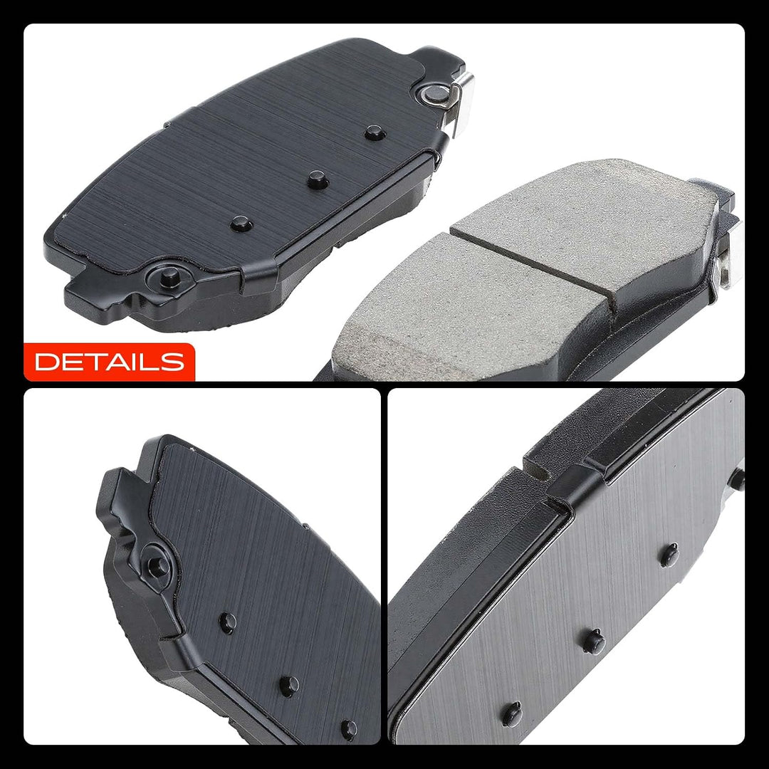 Rear Ceramic Brake Pad Set for Chrysler, Dodge, Ram & Volkswagen - Just Closeouts Canada Inc.