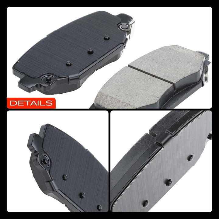 Rear Ceramic Brake Pad Set for Chrysler, Dodge, Ram & Volkswagen - Just Closeouts Canada Inc.