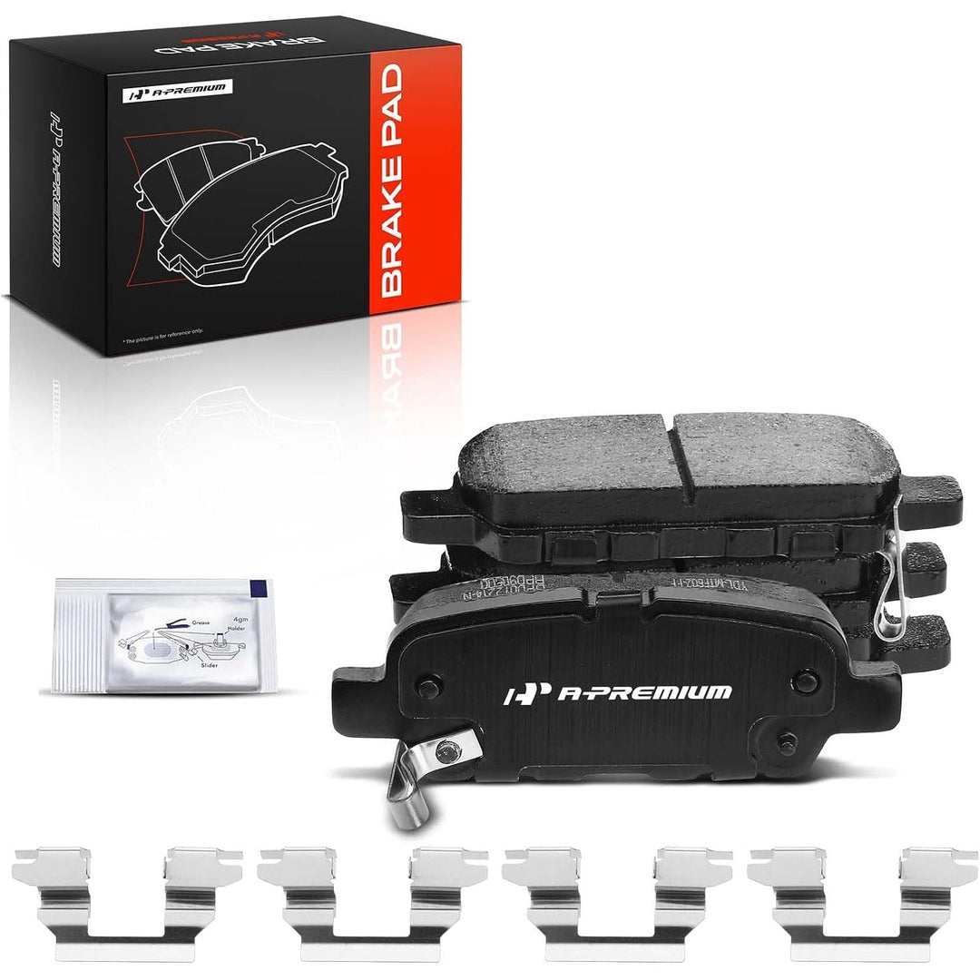 Rear Ceramic Disc Brake Pads, 4-Piece Set - Just Closeouts Canada Inc.
