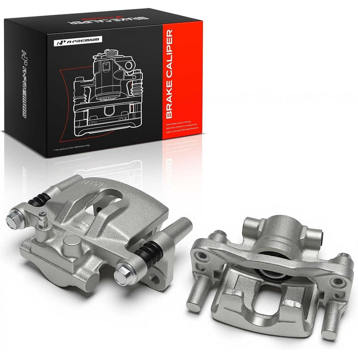 Rear Left & Right Brake Caliper Pair with Brackets - Just Closeouts Canada Inc.