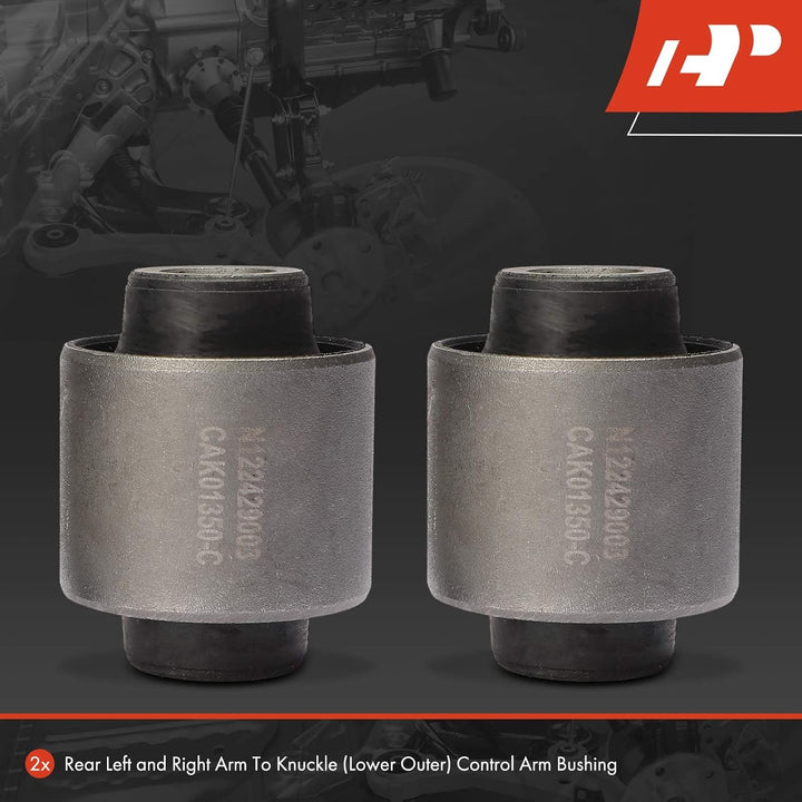 Rear Lower Outer Control Arm Bushings, Pair, for Ford Explorer - Just Closeouts Canada Inc.