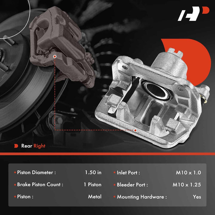 Rear Right Brake Caliper with Bracket for CL, TL & Element - Just Closeouts Canada Inc.