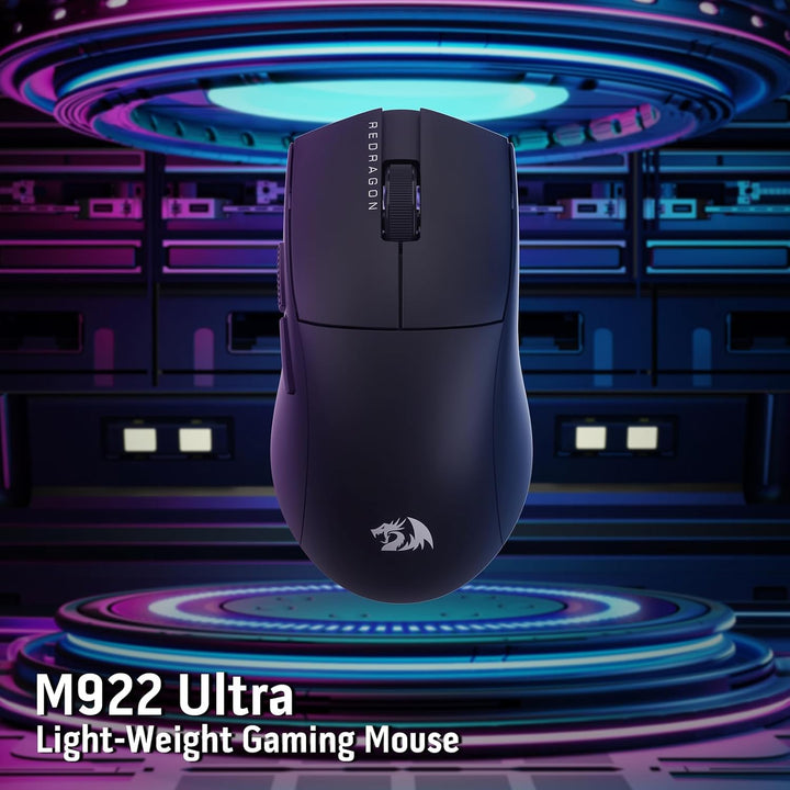 Redragon M922 PRO 3 - Mode Wireless Gaming Mouse, 51G Ultra - Light 26K DPI Mouse w/Ergonomic Natural Grip Build, Full Programmable Buttons, Software Supports DIY Keybinds & DPI - Just Closeouts Canada Inc.