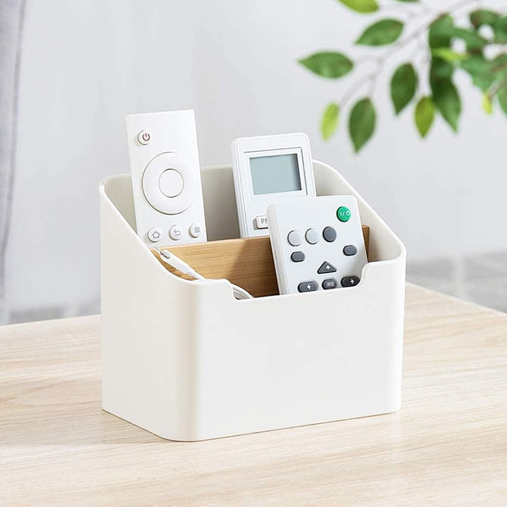 Remote Control Holder Desk Storage Organizer Box Container for Desk, Office Supplies, Home - Just Closeouts Canada Inc.X00275ADV3