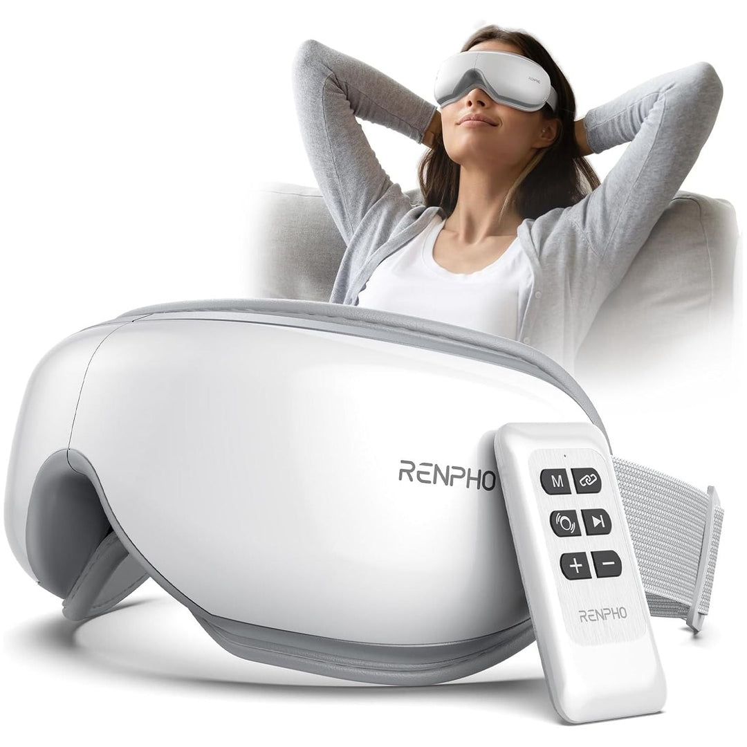 RENPHO Eyeris1 Eye Mask with Heat, Remote Control, Bluetooth Music - Just Closeouts Canada Inc.