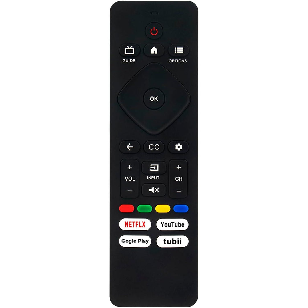 Replacement Remote for Philips Google TVs – Black - Just Closeouts Canada Inc.