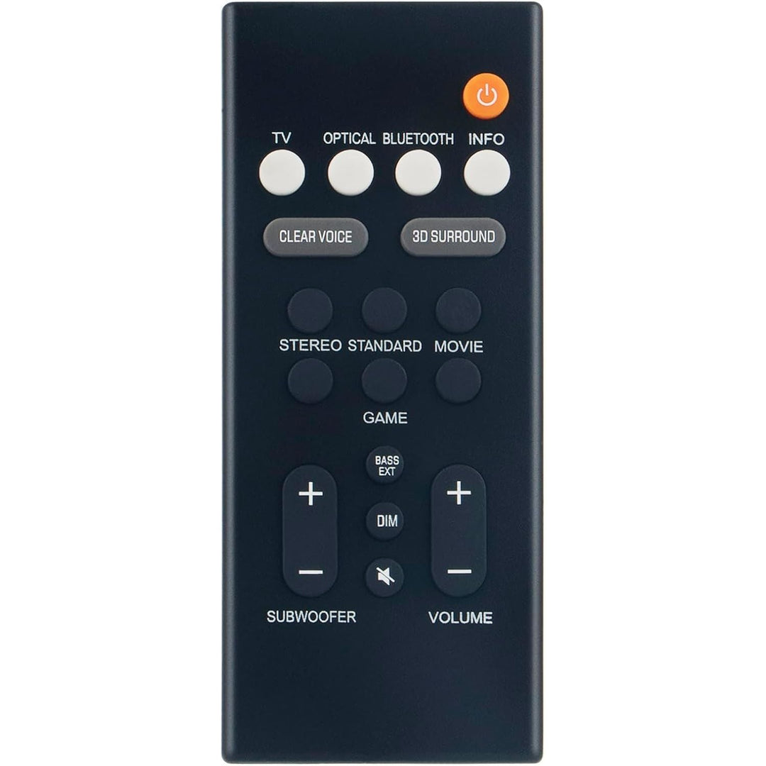 Replacement Remote for Yamaha SR-C20 and SR-B20 Soundbars - Just Closeouts Canada Inc.